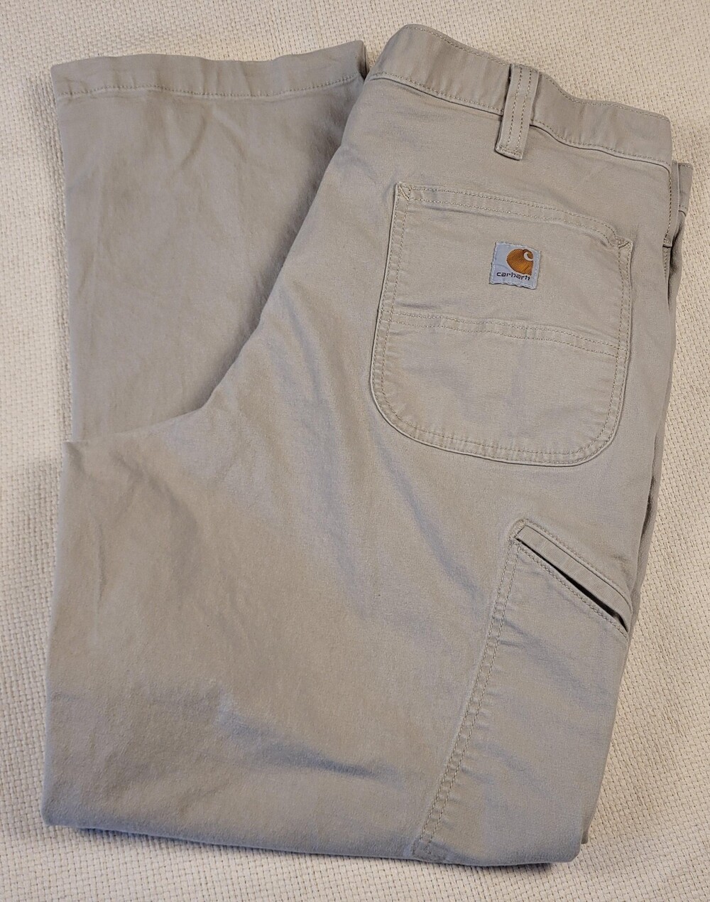 Carhartt Pants Mens 40x30 (Fits 38/29) Relaxed Fit Utility Workwear Tan Pockets